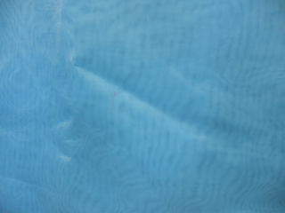 Sheer Fabric Blue Aqua